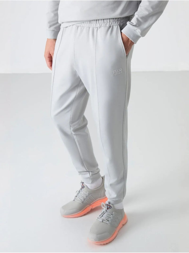 Set da uomo di felpa in pile e pantaloni tommy Grigio chiaro - Kiabi