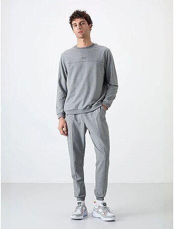 Set da uomo di felpa in pile e pantaloni tommy