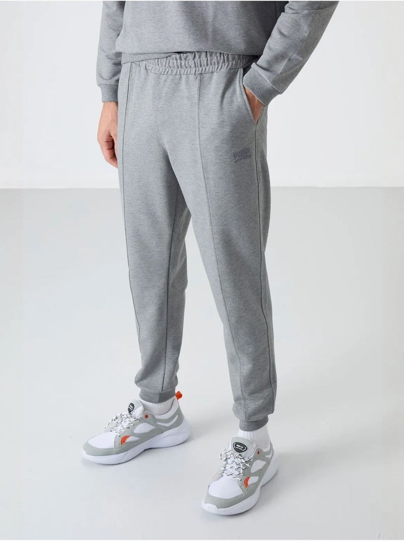 Set da uomo di felpa in pile e pantaloni tommy Grigio - Kiabi