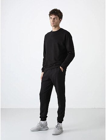 Set da uomo di felpa in pile e pantaloni tommy