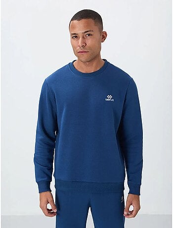 Set da uomo in felpa di pile cotone-poliestere con sweatshirt e pantaloni tommy