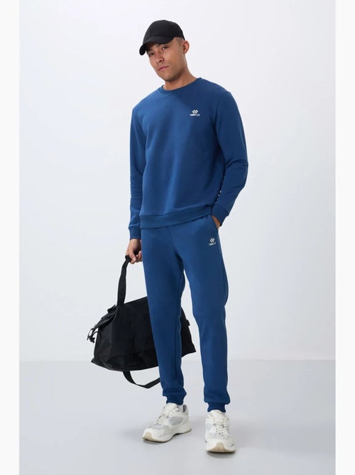 Set da uomo in felpa di pile cotone-poliestere con sweatshirt e pantaloni tommy - Kiabi