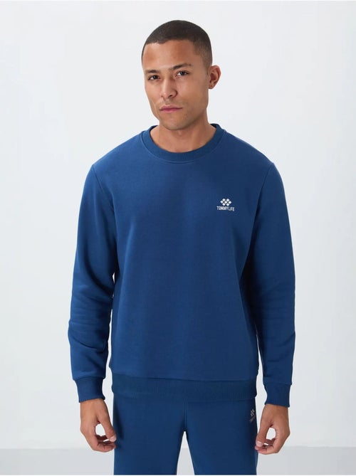 Set da uomo in felpa di pile cotone-poliestere con sweatshirt e pantaloni tommy - Kiabi