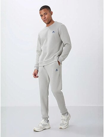 Set da uomo in felpa di pile cotone-poliestere con sweatshirt e pantaloni tommy