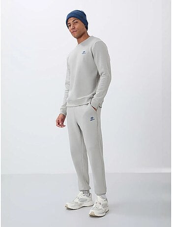 Set da uomo in felpa di pile cotone-poliestere con sweatshirt e pantaloni tommy
