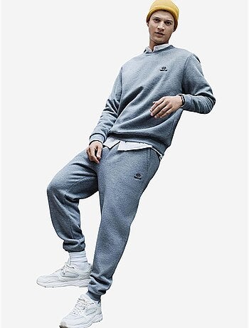 Set da uomo in felpa di pile cotone-poliestere con sweatshirt e pantaloni tommy