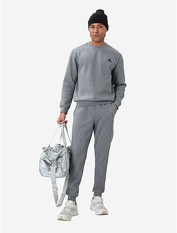 Set da uomo in felpa di pile cotone-poliestere con sweatshirt e pantaloni tommy