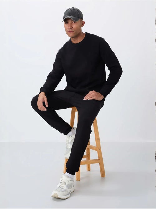 Set da uomo in felpa di pile cotone-poliestere con sweatshirt e pantaloni tommy - Kiabi Set da uomo in felpa di pile cotone-poliestere con sweatshirt e pantaloni tommy - Kiabi