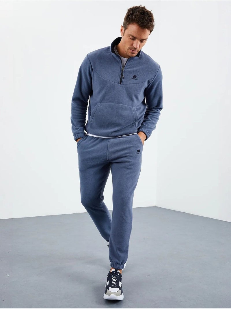 Set da uomo in poliestere con felpa e pantaloni tommy Blu - Kiabi