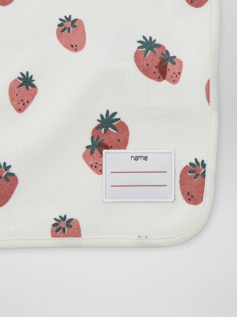 Set de 2 bavaglini con girocollo elasticizzato BIANCO - Kiabi