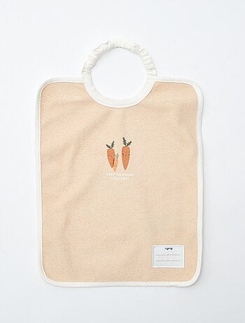 Set de 2 bavaglini con girocollo elasticizzato