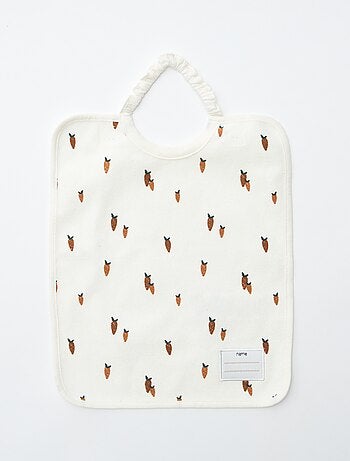 Set de 2 bavaglini con girocollo elasticizzato