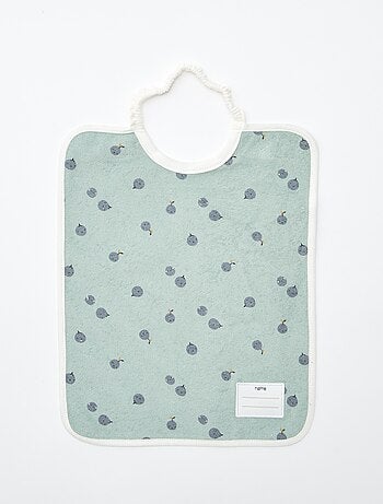 Set de 2 bavaglini con girocollo elasticizzato