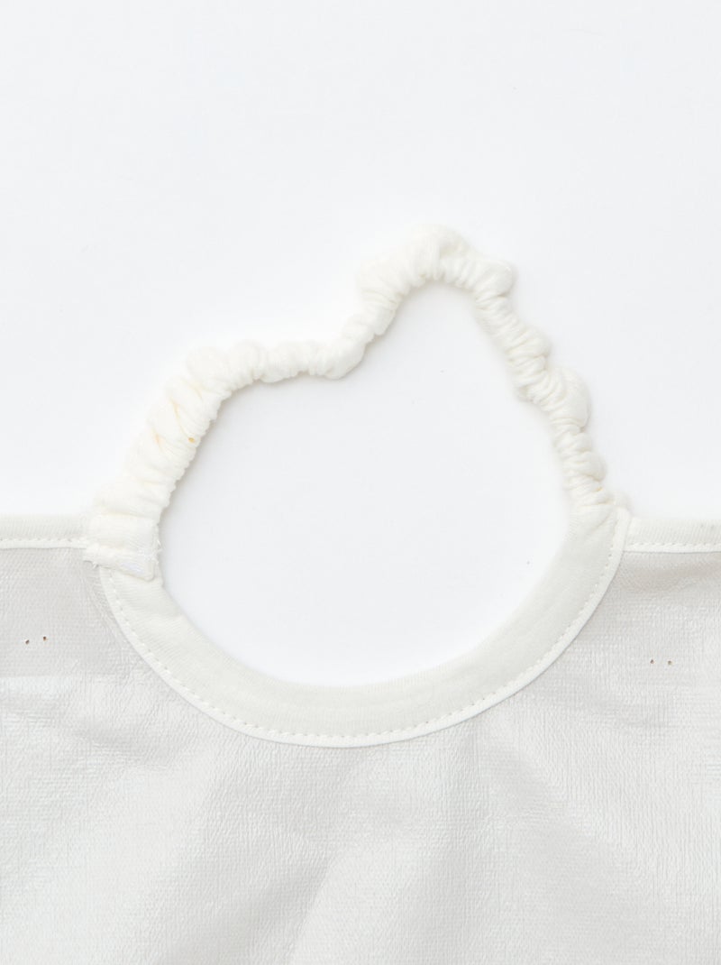 Set de 2 bavaglini con girocollo elasticizzato VERDE - Kiabi