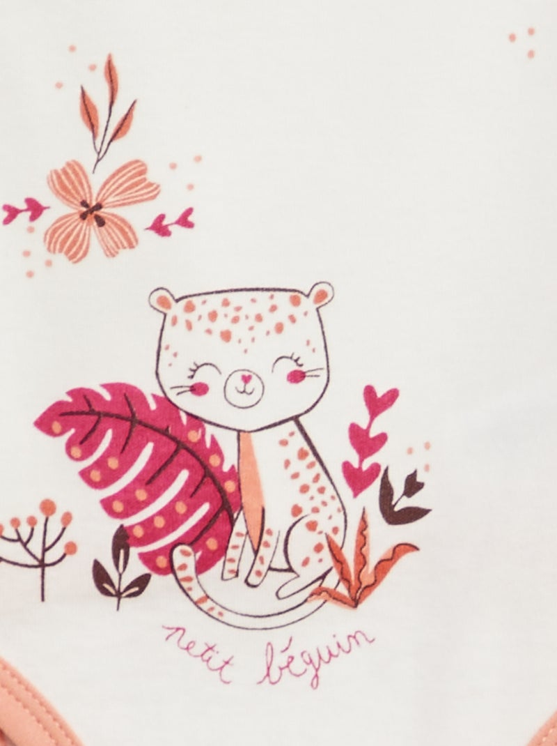 Set de 2 bodies fantasia ROSA - Kiabi