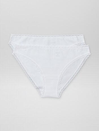 Set de 2 slip en cotone