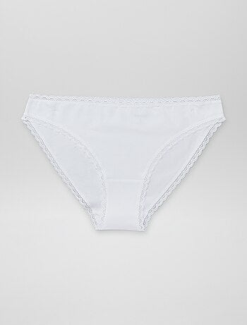 Set de 2 slip en cotone