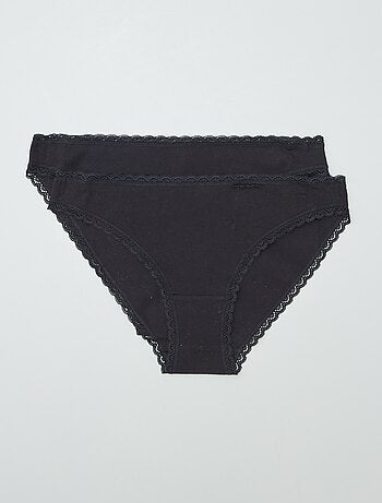 Set de 2 slip en cotone