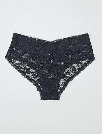 Set de 3 culotte en pizzo