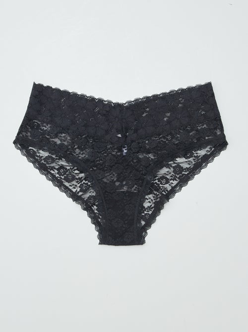 Set de 3 culotte en pizzo - Kiabi