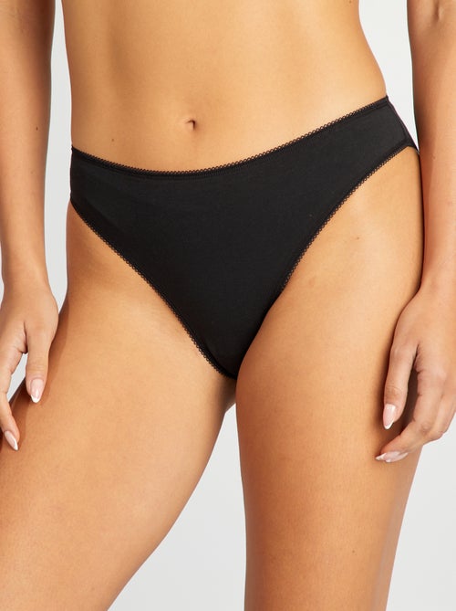 Set de3 slip in cotone - Kiabi