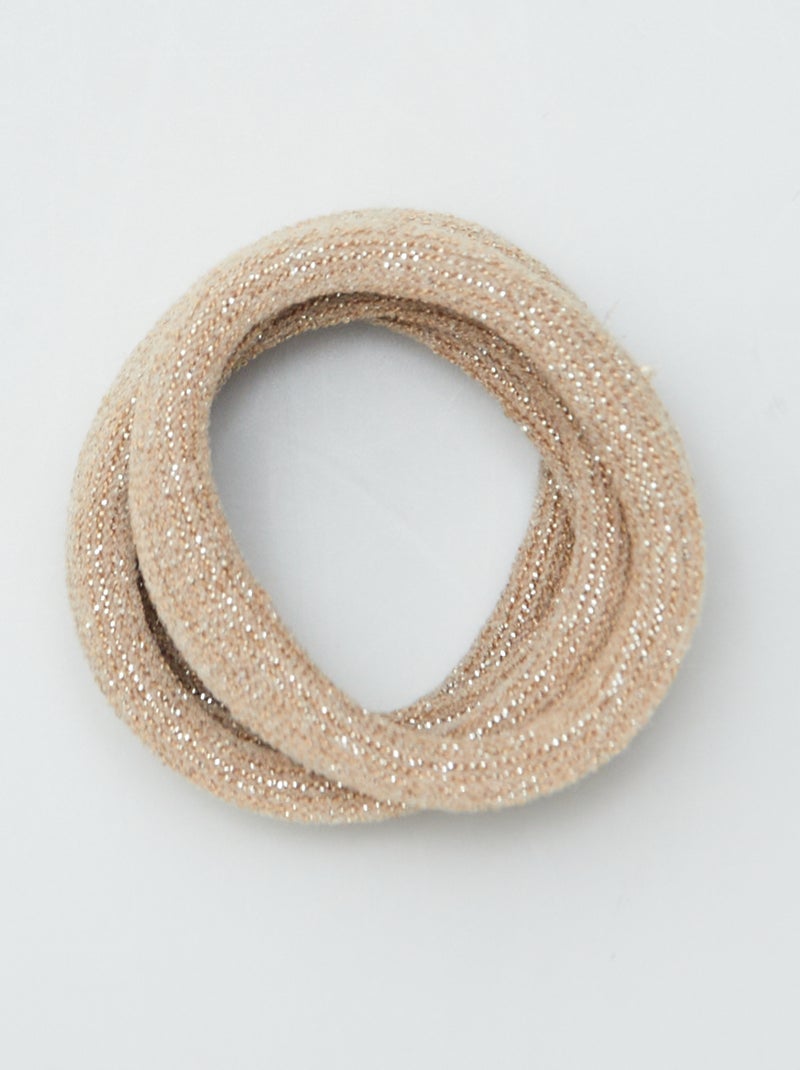 Set di 10 elastici per capelli MARRONE - Kiabi