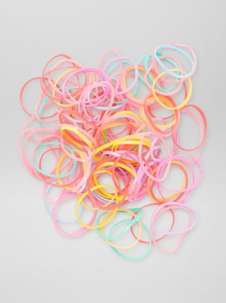 Set di 100 elastici colorati