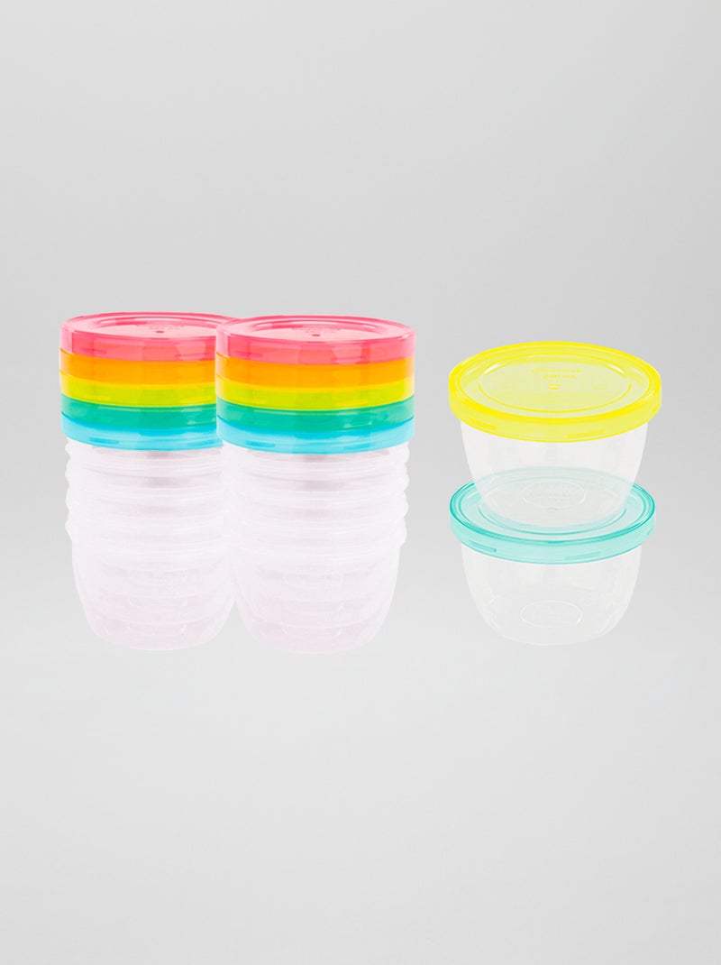 Set di 12 vasetti 250 ml 'Badabulle' multicolore - Kiabi
