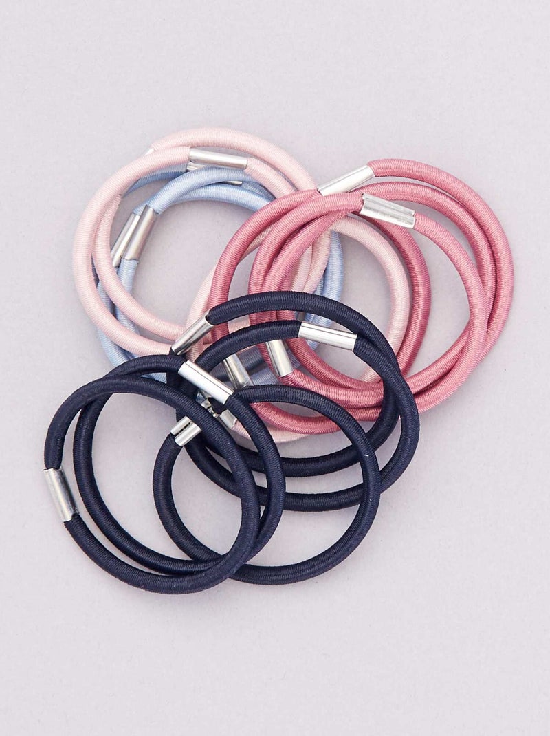 Set di 15 elastici per capelli GRIGIO - Kiabi