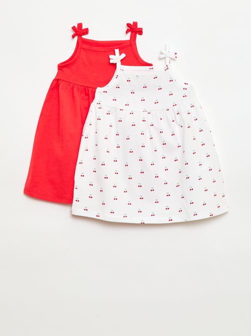 Set di 2 abiti con spalline - Kiabi