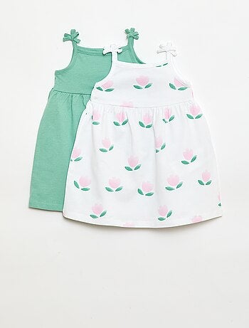 Set di 2 abiti con spalline