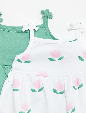 Set di 2 abiti con spalline