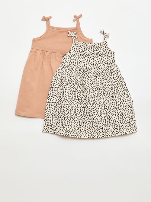 Set di 2 abiti con spalline - Kiabi