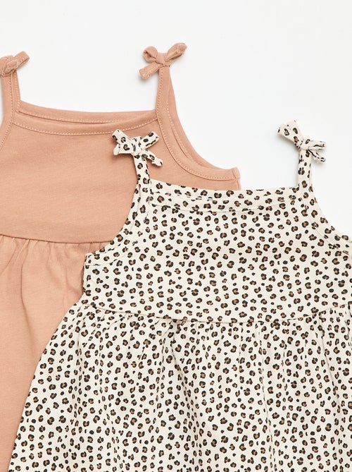 Set di 2 abiti con spalline - Kiabi