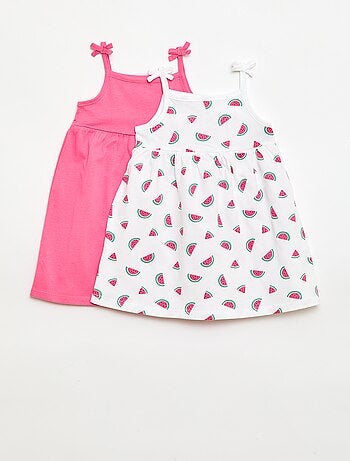 Set di 2 abiti con spalline