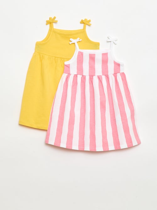 Set di 2 abiti con spalline - Kiabi