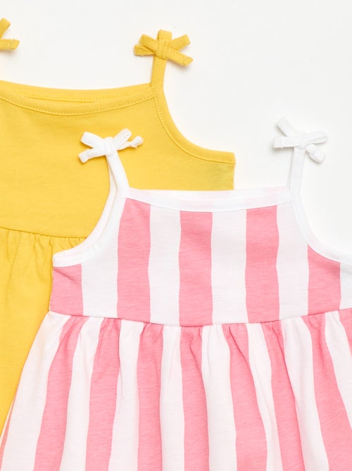 Set di 2 abiti con spalline - Kiabi