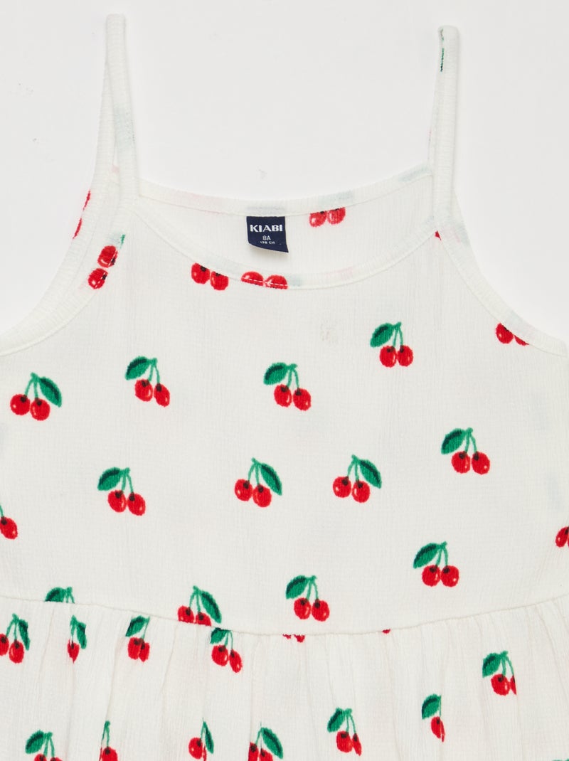 Set di 2 abiti in maglia crêpe Bianco - Kiabi