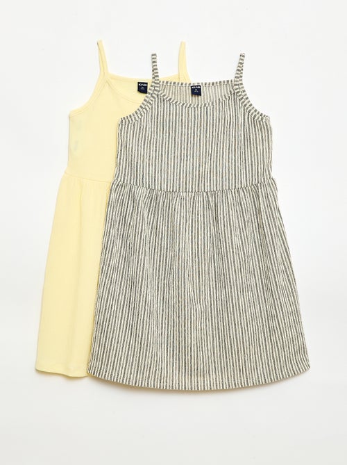 Set di 2 abiti in maglia crêpe - Kiabi
