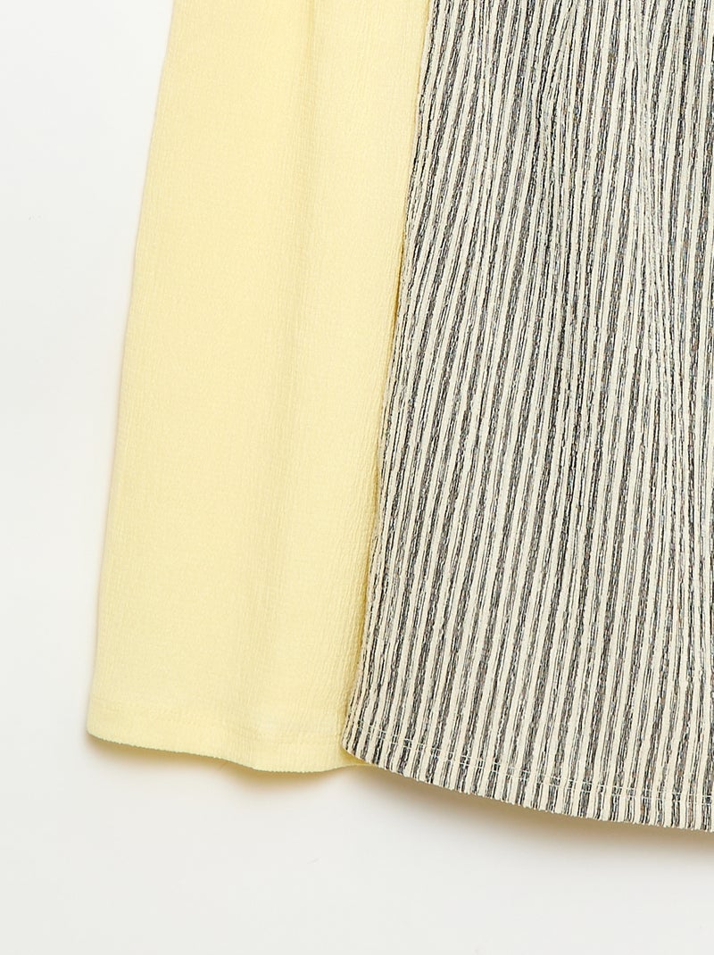 Set di 2 abiti in maglia crêpe Grigio - Kiabi