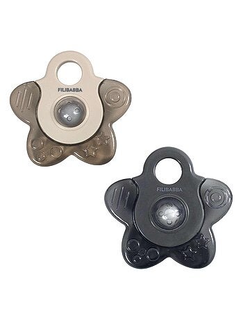 Set di 2 anelli di dentizione refrigeranti - forma di stella | Filibabba