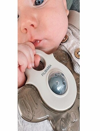 Set di 2 anelli di dentizione refrigeranti - forma di stella | Filibabba