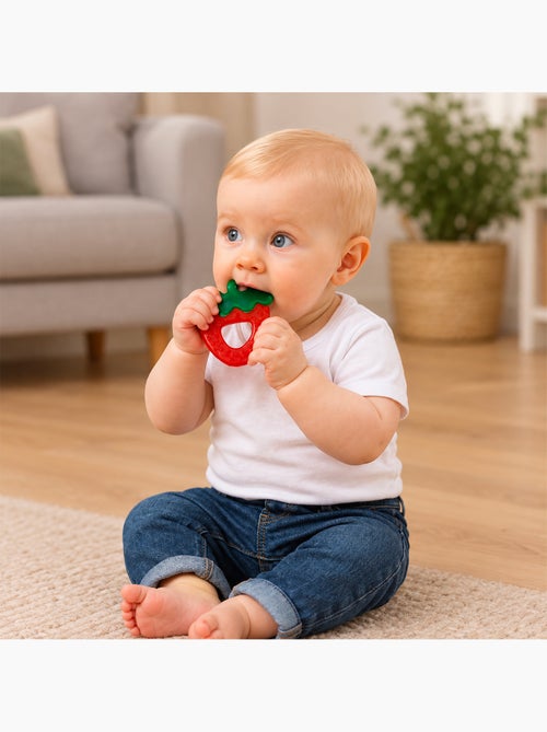 Set di 2 anelli refrigeranti per dentizione alla fragola | bo jungle | bo jungle - Kiabi Set di 2 anelli refrigeranti per dentizione alla fragola | bo jungle | bo jungle - Kiabi