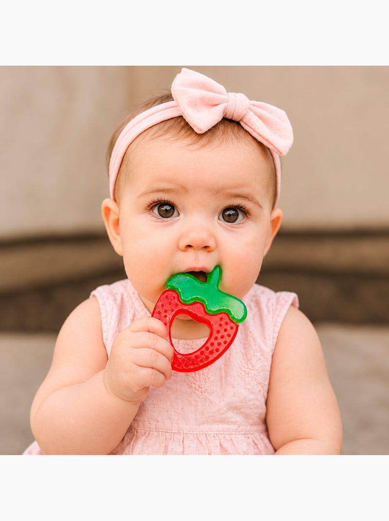Set di 2 anelli refrigeranti per dentizione alla fragola | bo jungle | bo jungle Rosso - Kiabi