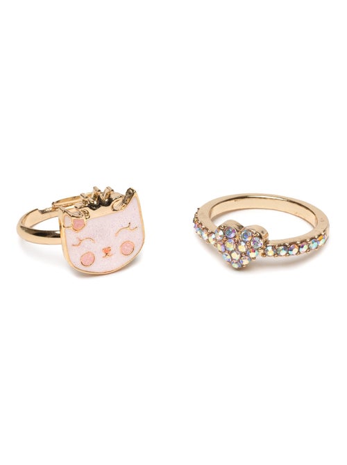 Set di 2 anelli regolabili kitty love | great pretenders | great pretenders - Kiabi Set di 2 anelli regolabili kitty love | great pretenders | great pretenders - Kiabi