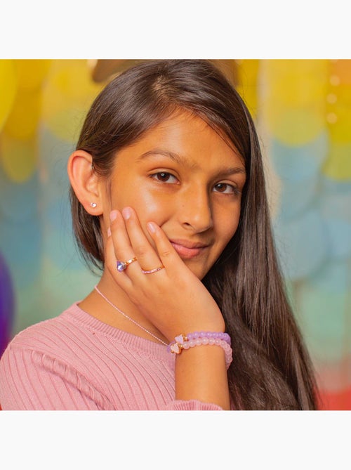 Set di 2 anelli regolabili viola prezioso | Great Pretenders - Kiabi