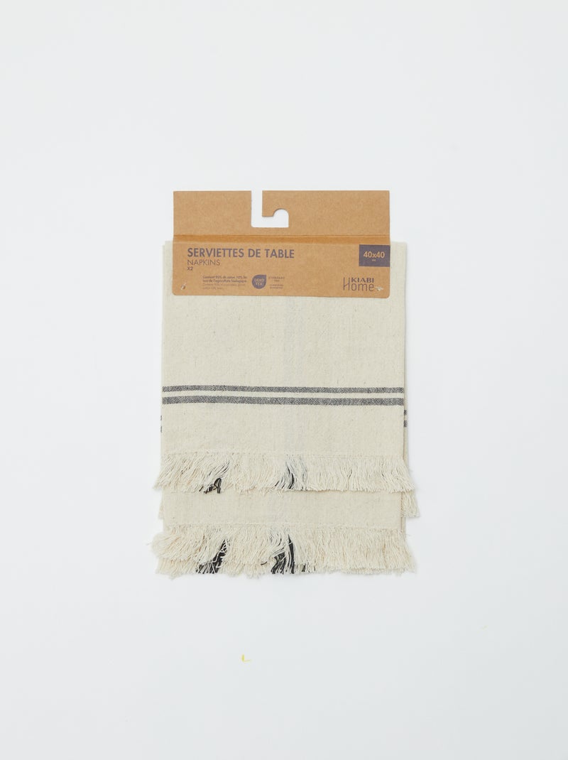 Set di 2 asciugamani - Kiabi Home BEIGE - Kiabi