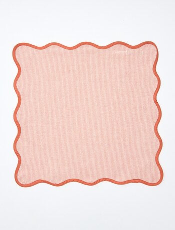 Set di 2 asciugamani a righe (40x40 cm)