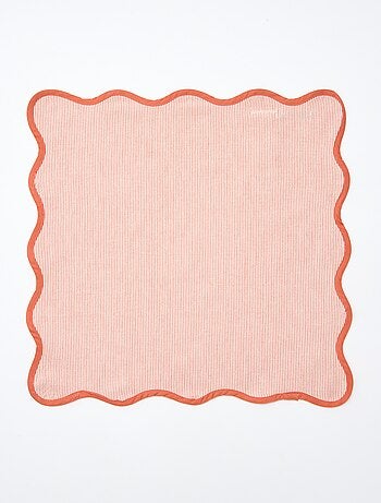 Set di 2 asciugamani a righe (40x40 cm)