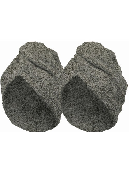 Set di 2 asciugamani in cotone per capelli - Kiabi